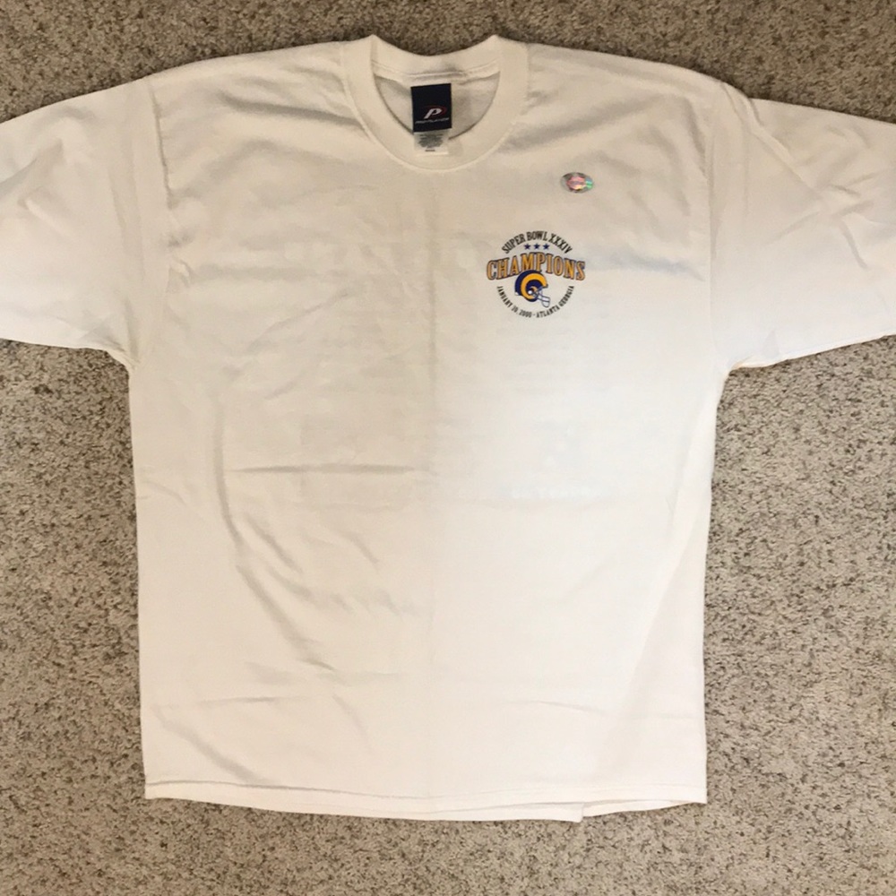 Vintage Super Bowl XXXIV Champions St. Louis Rams T-Shirt